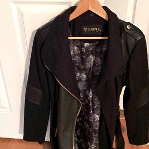 Guess women’s dressy long coat size medium slightly worn but good condition
